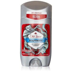 Old Spice Wolfthorn Scent Men's Anti-Perspirant & Deodorant 2.6 Oz 112020 x2